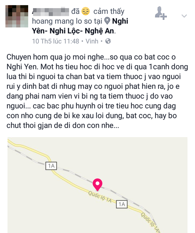 Thực hư vụ kẻ xấu tiêm thuốc để bắt cóc trẻ tiểu học đang gây bão mạng - Ảnh 1.