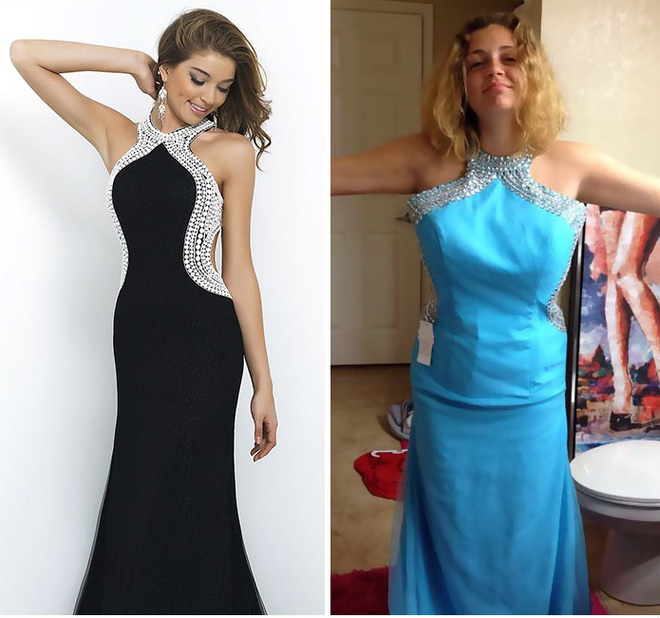 Những bộ váy prom thảm họa mua online biến công chúa thành phù thủy trong chớp mắt - Ảnh 2.