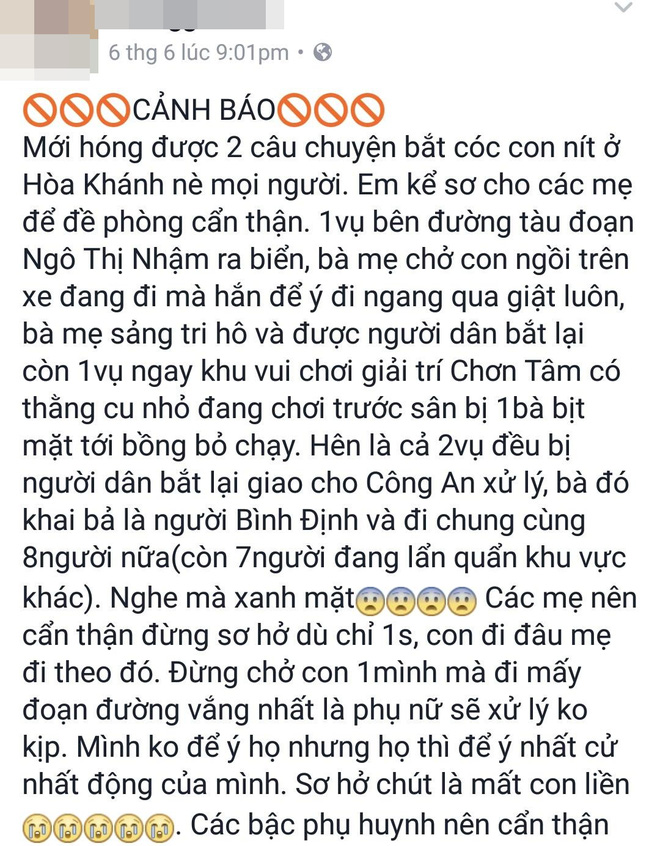 Bịa tin bắt cóc để bán hàng online, cô gái ở Đà Nẵng bị phạt 12,5 triệu - Ảnh 1.