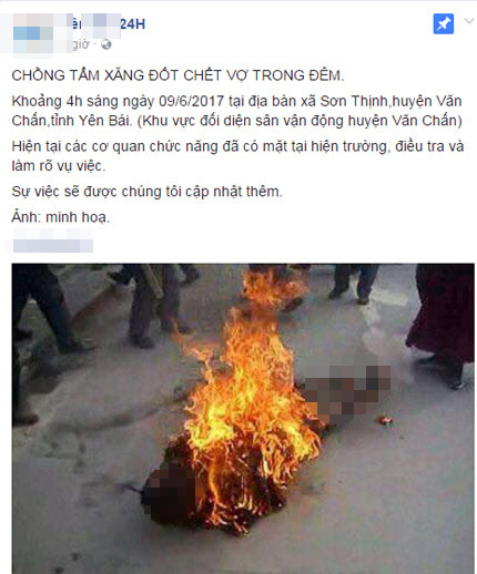 Vụ tẩm xăng đốt vợ tử vong: Bi kịch của gã chồng si tình - Ảnh 1. Vụ tẩm xăng đốt vợ tử vong: Bi kịch của gã chồng si tình - Ảnh 1.