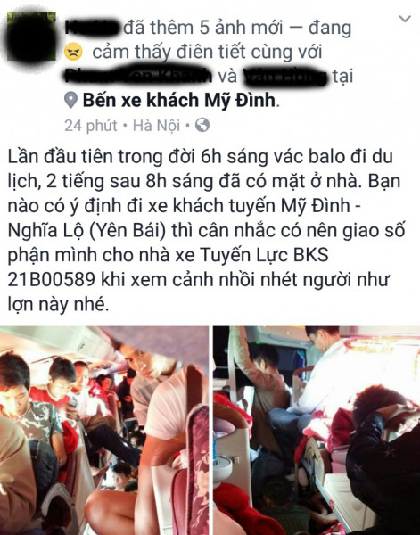 Nữ du khách trẻ phát khóc khi chứng kiến cảnh xe nhồi khách ngày 2/9 - Ảnh 1.