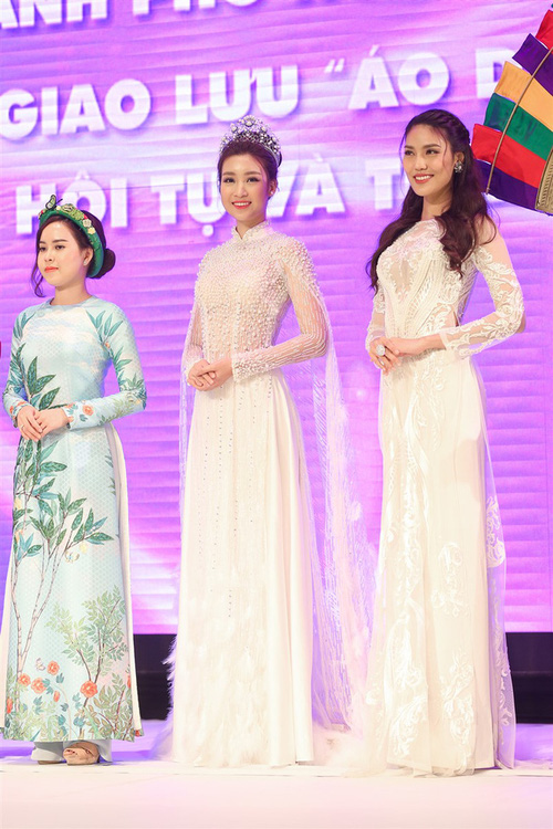 Nếu định mặc bộ áo dài này đi thi Miss World thì Đỗ Mỹ Linh sai quá rồi - Ảnh 2.