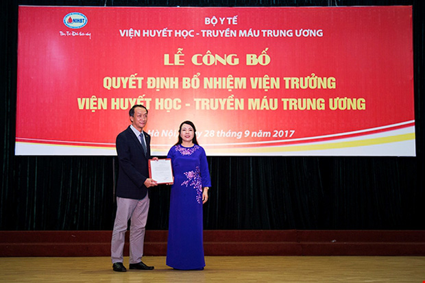 Người thay thế GS Nguyễn Anh Trí làm Viện trưởng Viện Huyết học Truyền máu TW là ai? - Ảnh 1.