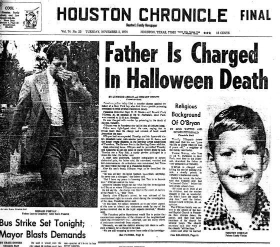Đêm xin kẹo chết chóc: Vụ án mạng bố đầu độc con làm lịch sử Halloween hoàn toàn thay đổi - Ảnh 3. Đêm xin kẹo chết chóc: Vụ án mạng bố đầu độc con làm lịch sử Halloween hoàn toàn thay đổi - Ảnh 3.