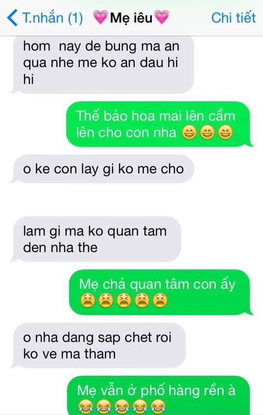 Nhìn bên ngoài phụ huynh có thể khô khan, nói yêu con ra lời thì luôn xấu hổ, nhưng nhắn tin thì tình tứ thế này - Ảnh 10. Nhìn bên ngoài phụ huynh có thể khô khan, nói yêu con ra lời thì luôn xấu hổ, nhưng nhắn tin thì tình tứ thế này - Ảnh 10.