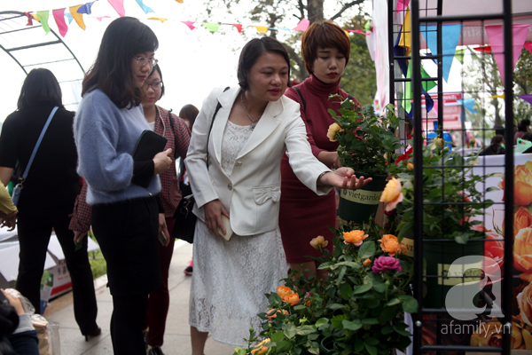 Lễ hội hoa hồng ở Hà Nội: Hàng nghìn người đội nắng xếp hàng vào cửa - Ảnh 27.