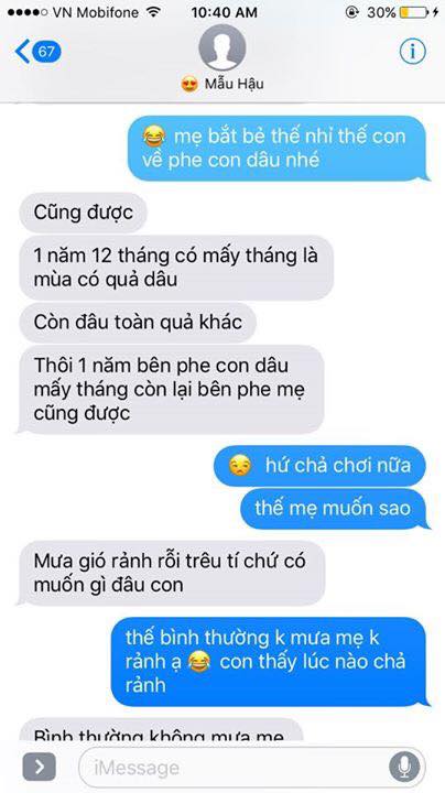 Hot nhất Facebook hôm nay: Chùm tin nhắn với con trai của bà mẹ Việt bá đạo nhất trái đất! - Ảnh 18.