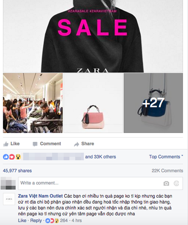 Thông tin về Zara Việt Nam Outlet, sale đồng giá 100.000 đồng hoàn toàn là lừa đảo! - Ảnh 3.