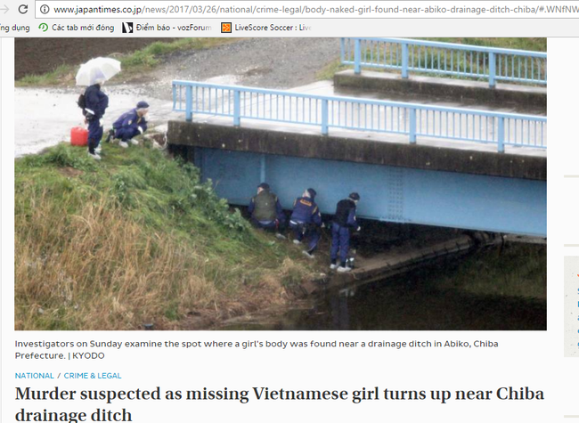 Vụ bé gái người Việt được phát hiện tử vong sau 2 ngày mất tích gây chấn động Nhật Bản - Ảnh 3.