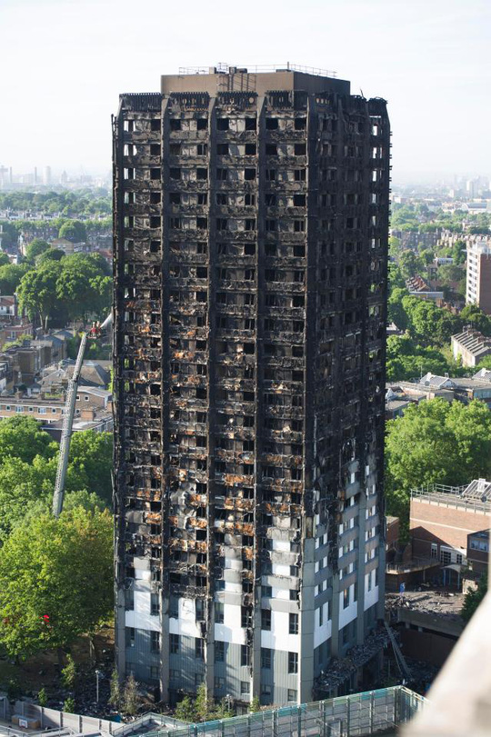 Vụ cháy ở London: Con cõng mẹ chạy từ tầng cao nhất xuống đất - Ảnh 3.
