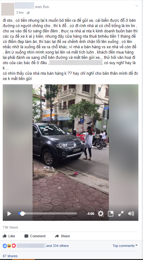 Không xử phạt cô gái trẻ dán băng vệ sinh lên xe ô tô đậu trước cửa nhà gây xôn xao dư luận - Ảnh 3.