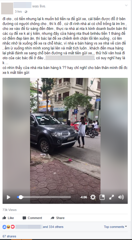 Không xử phạt cô gái trẻ dán băng vệ sinh lên xe ô tô đậu trước cửa nhà gây xôn xao dư luận - Ảnh 3. Không xử phạt cô gái trẻ dán băng vệ sinh lên xe ô tô đậu trước cửa nhà gây xôn xao dư luận - Ảnh 3.