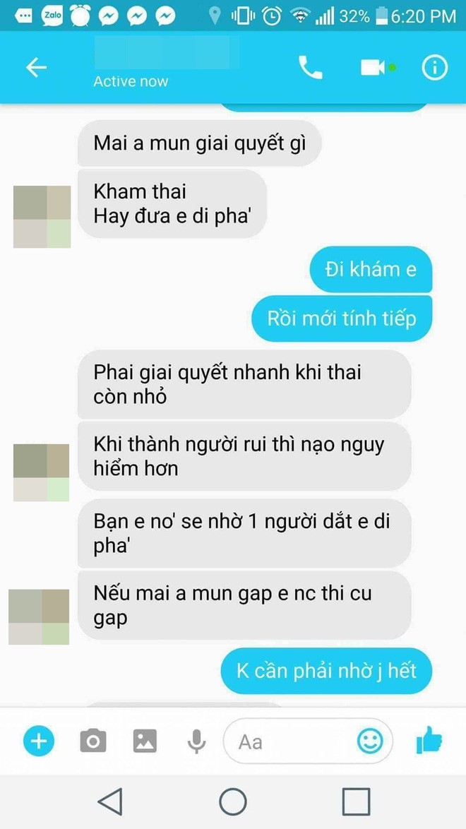 Cô gái bị ép phá thai lên tiếng sau khi lộ SMS đòi tiền đền bù: Chính mẹ anh đưa 50 triệu bắt tôi bỏ - Ảnh 3.