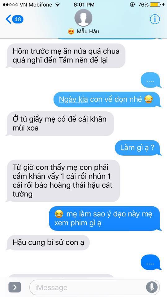 Hot nhất Facebook hôm nay: Chùm tin nhắn với con trai của bà mẹ Việt bá đạo nhất trái đất! - Ảnh 23.