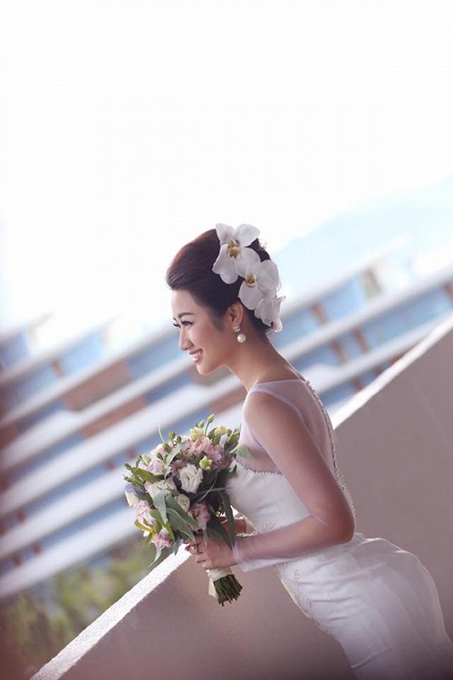 Hoa hậu bản sắc Việt toàn cầu Thu Ngân bất ngờ kết hôn với doanh nhân hơn 19 tuổi - Ảnh 2.