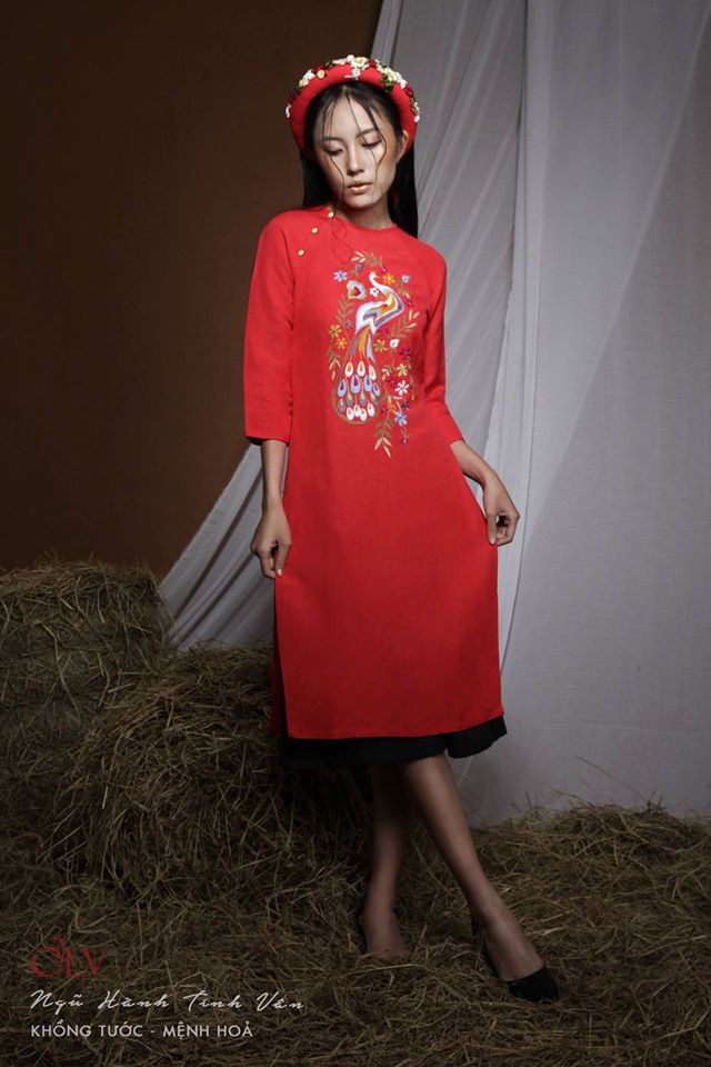 Những thiết kế áo dài cách tân giá dưới 1.5 triệu đồng đẹp lung linh cho nàng diện Tết - Ảnh 12.