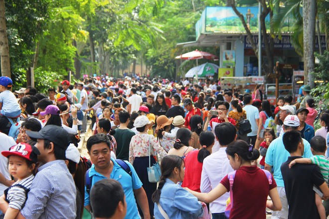 Trời tạnh ráo, nắng ấm người dân Hà Nội, Sài Gòn đổ dồn về khu trung tâm thưởng thức không khí Tết sớm - Ảnh 23.