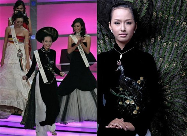 Đi thi Miss World, các người đẹp Việt thường chuẩn bị những kiểu áo dài như thế nào? - Ảnh 8.