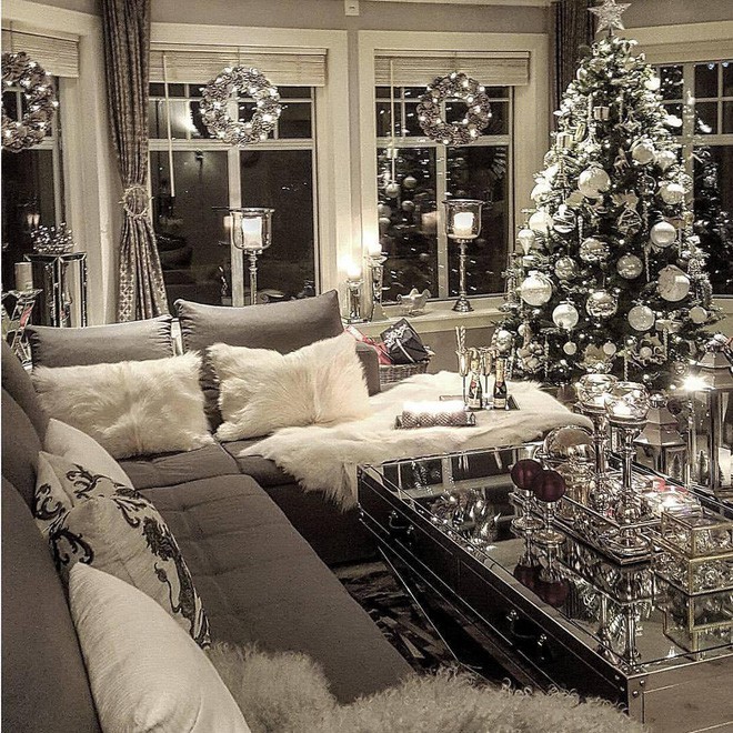 Những kiểu trang trí phòng khách đậm chất Giáng sinh nhìn đã thấy an lành - Ảnh 8.