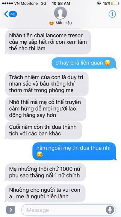 Hot nhất Facebook hôm nay: Chùm tin nhắn với con trai của bà mẹ Việt bá đạo nhất trái đất! - Ảnh 9.