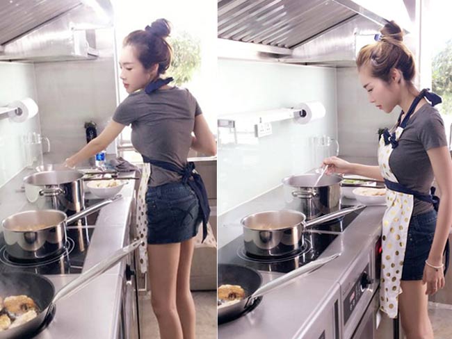 Hot girl Việt ở nhà khác “một trời một vực” khi lên đồ - Ảnh 10.