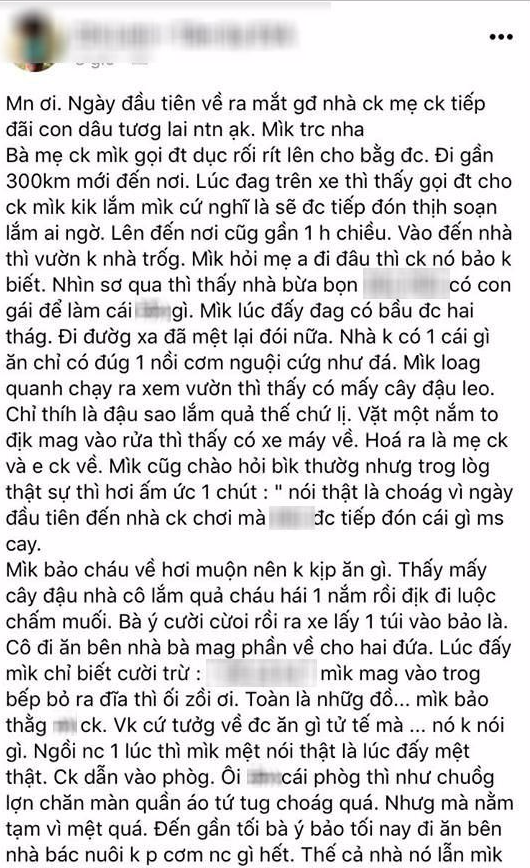 Vác bầu về ra mắt nhà chồng cách 300km, cô nàng choáng vì được đãi cơm thừa, nhà bẩn như chuồng lợn - Ảnh 1.