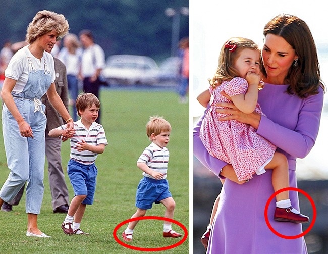 Hoàng tử và Công chúa nhà Kate thỉnh thoảng còn diện lại đồ của bố William hay chú Harry từng mặc 30 năm trước - Ảnh 2.