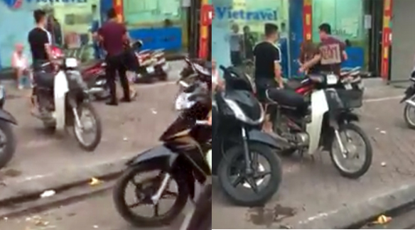 Hà Nội: Dân mạng sôi tiết cảnh chồng đánh vợ chảy máu trước mặt con trên phố Xã Đàn - Ảnh 2.