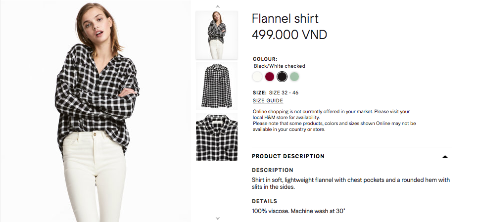 Đồ H&M tại Việt Nam so Thái Lan hay Thuỵ Điển thậm chí còn rẻ hơn - Ảnh 16. Đồ H&M tại Việt Nam so Thái Lan hay Thuỵ Điển thậm chí còn rẻ hơn - Ảnh 16.