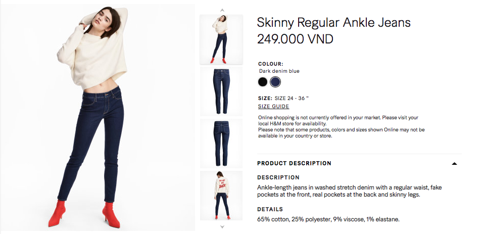 Đồ H&M tại Việt Nam so Thái Lan hay Thuỵ Điển thậm chí còn rẻ hơn - Ảnh 21. Đồ H&M tại Việt Nam so Thái Lan hay Thuỵ Điển thậm chí còn rẻ hơn - Ảnh 21.