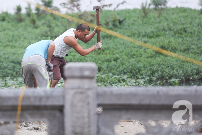 Hàng loạt du thuyền không phép trên hồ Tây bị cưỡng chế giải tỏa - Ảnh 7.