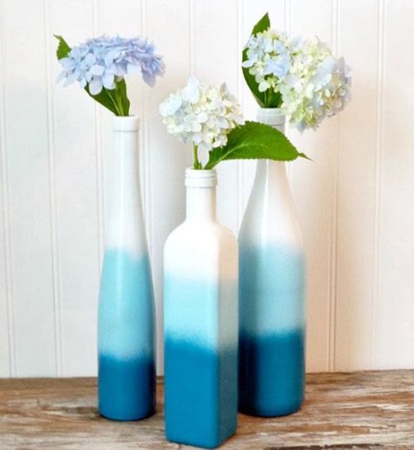 3 cách tái chế vỏ chai thành lọ cắm hoa đơn giản đẹp tinh tế - Ảnh 4.