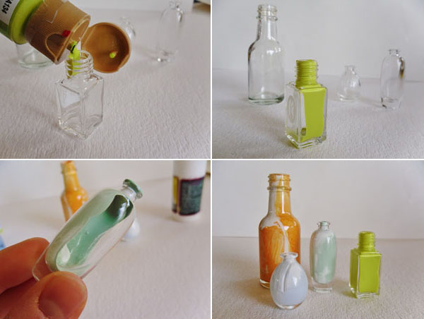 4 cách tái chế chai lọ làm bình hoa trang trí nhà tinh tế