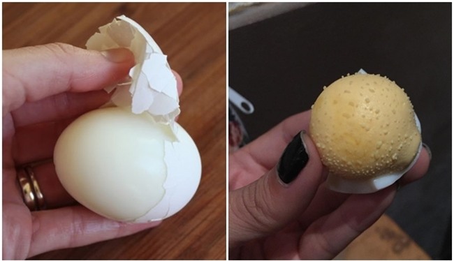 Lăn mặt bằng trứng gà luộc: chưa kịp sạch mụn đã bị viêm da - Ảnh 2.