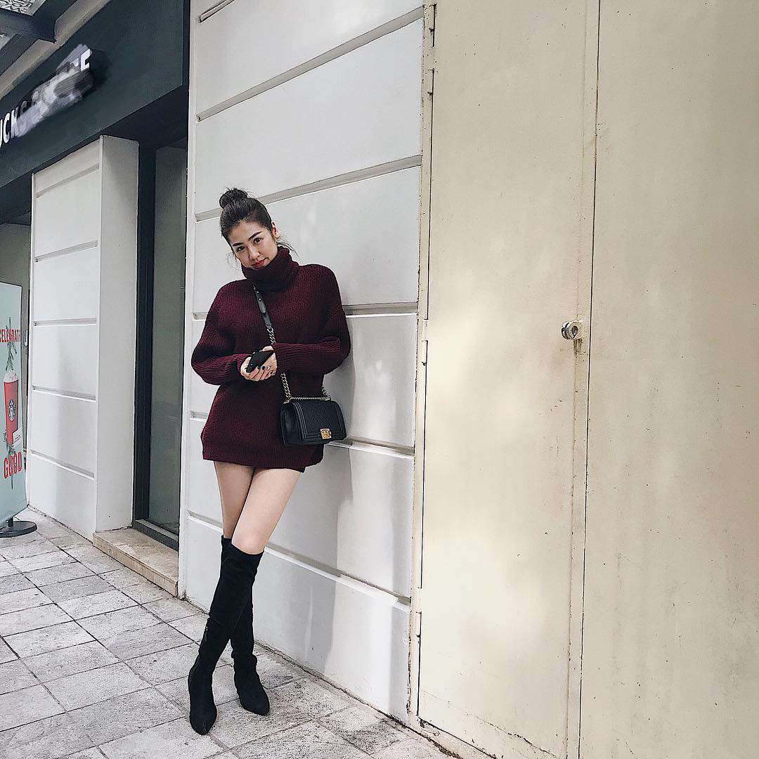 Lấn &aacute;t hết mọi loại kh&aacute;c, boots cao đến đầu gối trở th&agrave;nh m&oacute;n đồ được diện nhiều nhất trong m&ugrave;a đ&ocirc;ng năm nay - Ảnh 7.