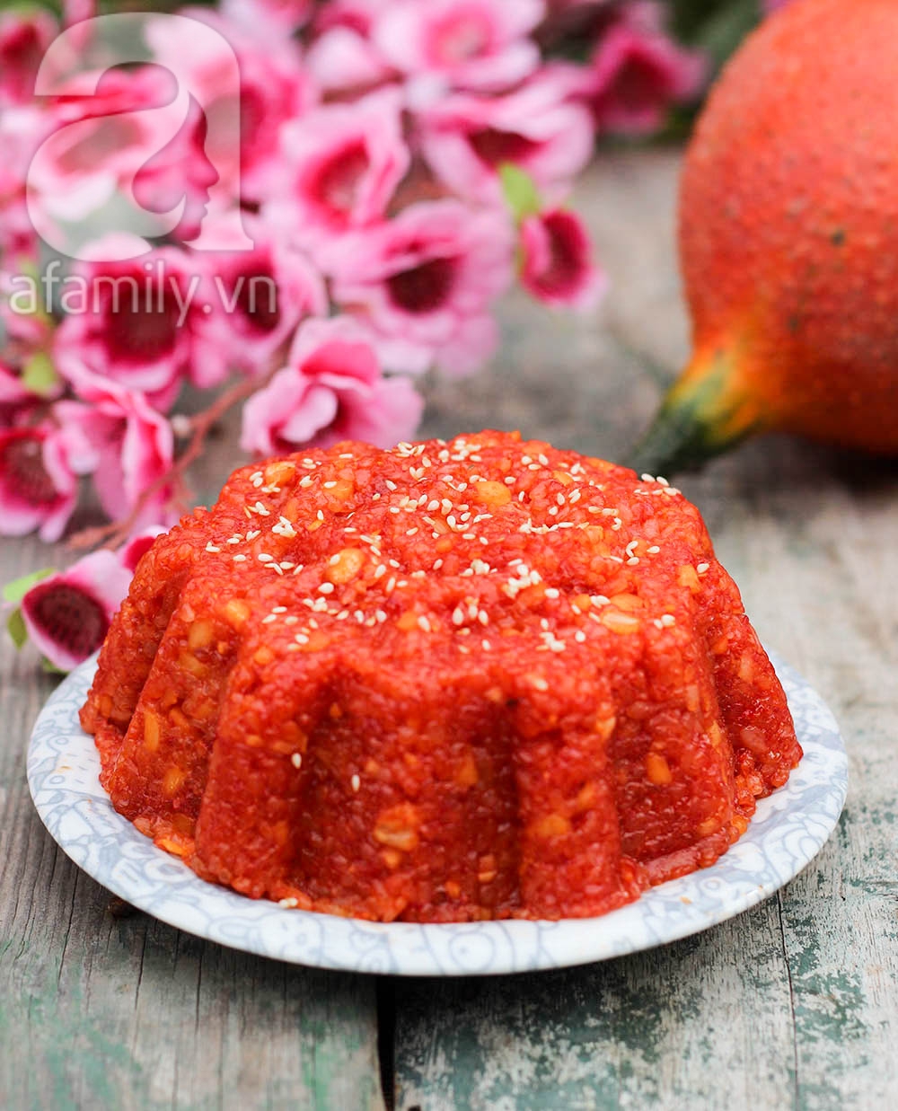 C&ocirc; g&aacute;i H&agrave; Nội chia sẻ c&aacute;ch l&agrave;m x&ocirc;i gấc hạt sen ngon đẹp c&uacute;ng &ocirc;ng C&ocirc;ng &ocirc;ng T&aacute;o - Ảnh 14.