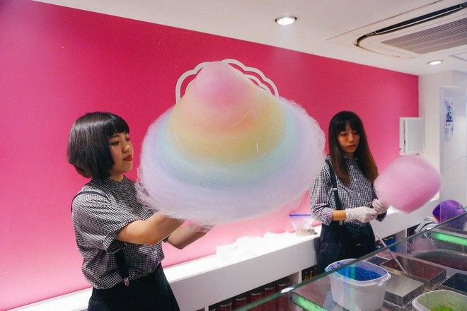 Chiêm ngưỡng chiếc kẹo bông khổng lồ ở Nhật Bản khiến ai nhìn cũng thích thú - Ảnh 3.