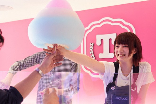Chiêm ngưỡng chiếc kẹo bông khổng lồ ở Nhật Bản khiến ai nhìn cũng thích thú - Ảnh 4.