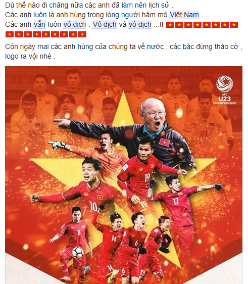 Dù không vô địch, cả mạng xã hội vẫn chia sẻ rần rần về chiến thắng trong tim người Việt của tuyển U23 - Ảnh 7.