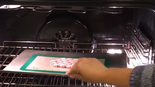 Candy in the oven