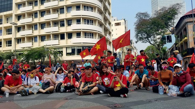 Khắp thế giới, CĐV Việt Nam gửi gắm hết trái tim cho đội tuyển U23 Việt Nam và một lòng tin tưởng vào chiến thắng - Ảnh 3.