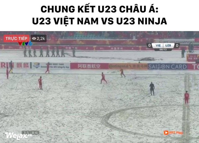 Cư dân mạng ngơ ngác khi xem cả hiệp 1 trận chung kết chỉ thấy mỗi U23 Việt Nam còn U23 Uzbekistan thì tàng hình - Ảnh 8.