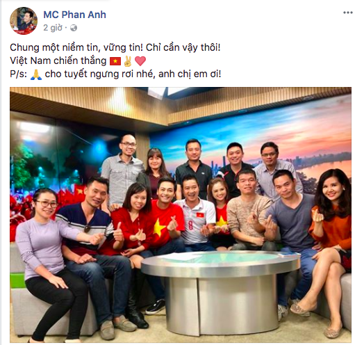 Sát giờ G, Á hậu Huyền My, Ngọc Trinh cùng hàng loạt sao Việt gửi lời chúc chiến thắng tới đội tuyển U23 Việt Nam - Ảnh 1.