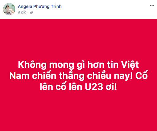 Từng gây bão vì màn thả thính nhưng khi Việt Nam đá chung kết chẳng thấy Angela Phương Trinh đâu - Ảnh 1.