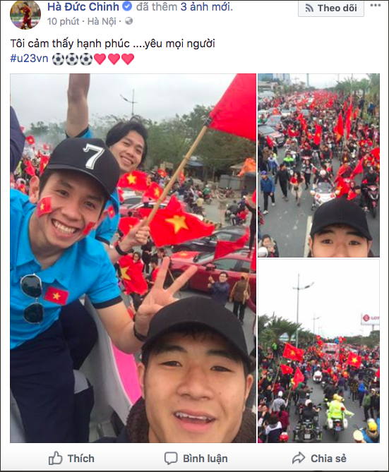 Những chia sẻ đầu tiên trên MXH của các cầu thủ U23 khi đặt chân trở về Việt Nam - Ảnh 2.