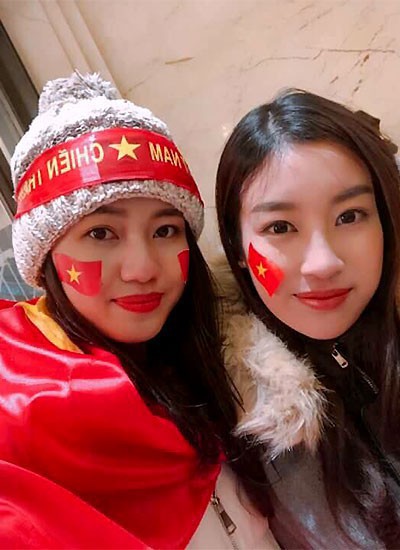 Hoa hậu Đỗ Mỹ Linh lần đầu lên tiếng sau khi âm thầm xuất hiện ở Thường Châu để cổ vũ cho U23 Việt Nam - Ảnh 3.