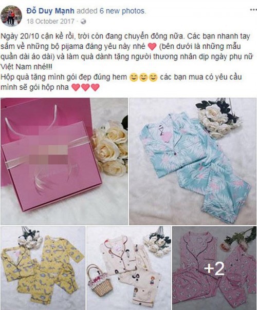 Ngoài Hồng Duy bán mỹ phẩm, U23 Việt Nam còn có ‘người hùng’ Duy Mạnh bán quần áo ngủ cho các chị, em - Ảnh 4.