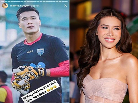 Sau loạt ồn ào, thủ môn Bùi Tiến Dũng đã bỏ theo dõi siêu mẫu Minh Tú trên Instagram - Ảnh 3.