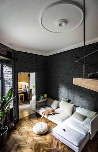 Căn hộ chung cư 35 m2 có gác lửng khiến nhiều người thích mê - Ảnh 3.