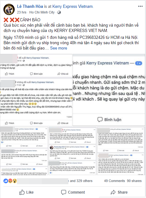 NTK Lê Thanh Hòa tố dịch vụ giao hàng nhanh làm mất gói hàng hơn 65 triệu nhưng chỉ bồi thường 320 ngàn đồng - Ảnh 1. NTK Lê Thanh Hòa tố dịch vụ giao hàng nhanh làm mất gói hàng hơn 65 triệu nhưng chỉ bồi thường 320 ngàn đồng - Ảnh 1.